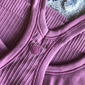 Rose Lululemon Ebb to Street Tank